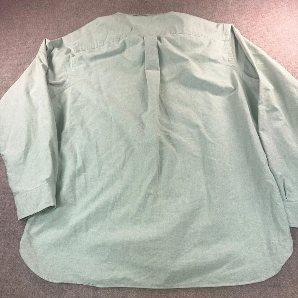 Polo Ralph Lauren Mens XL Classic Fit Oxford Button Down Shirt Green Long Sleeve